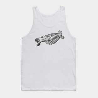 Duotone Illustration of Anomalocaris Tank Top